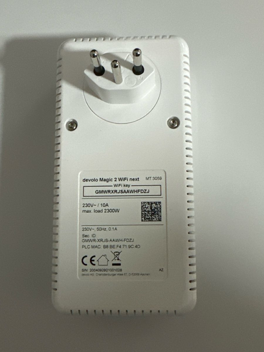 Devolo Unità & Adattatore: Devolo Magic 2 WiFi next Powerline Adapter weiss gebraucht – Usato da Dübendorf venduto da buegoo 1