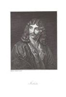 Stahlstich um 1850 - Molière