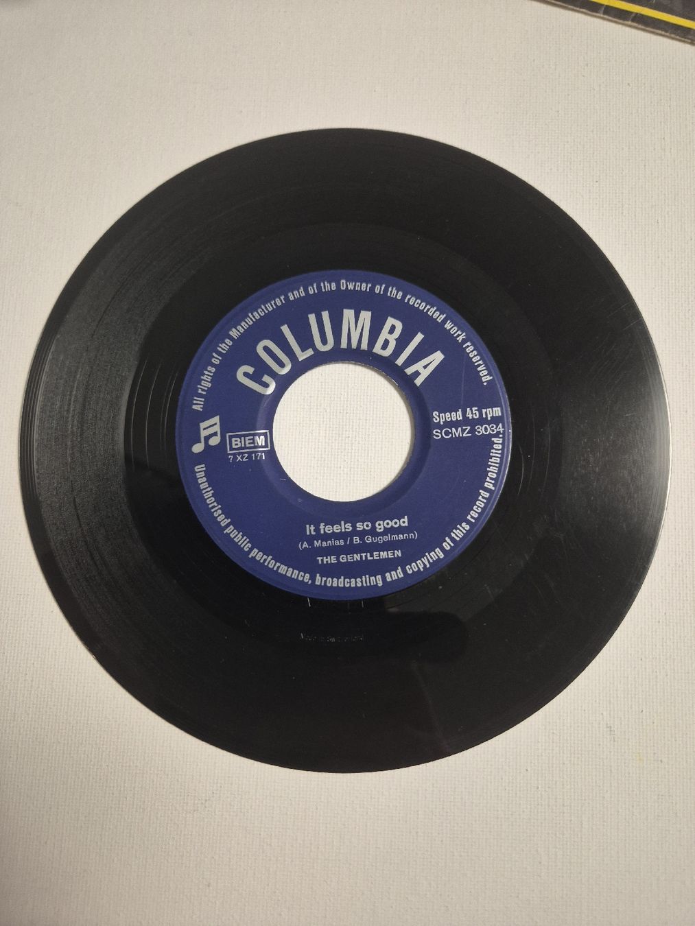 Dischi in vinile: The Gentlemen - It Feels So Good - Scotch - Single7 , CH – Usato da Uster venduto da newwave0 3