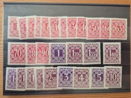 Oesterreich Briefmarken ** auf Karte A1