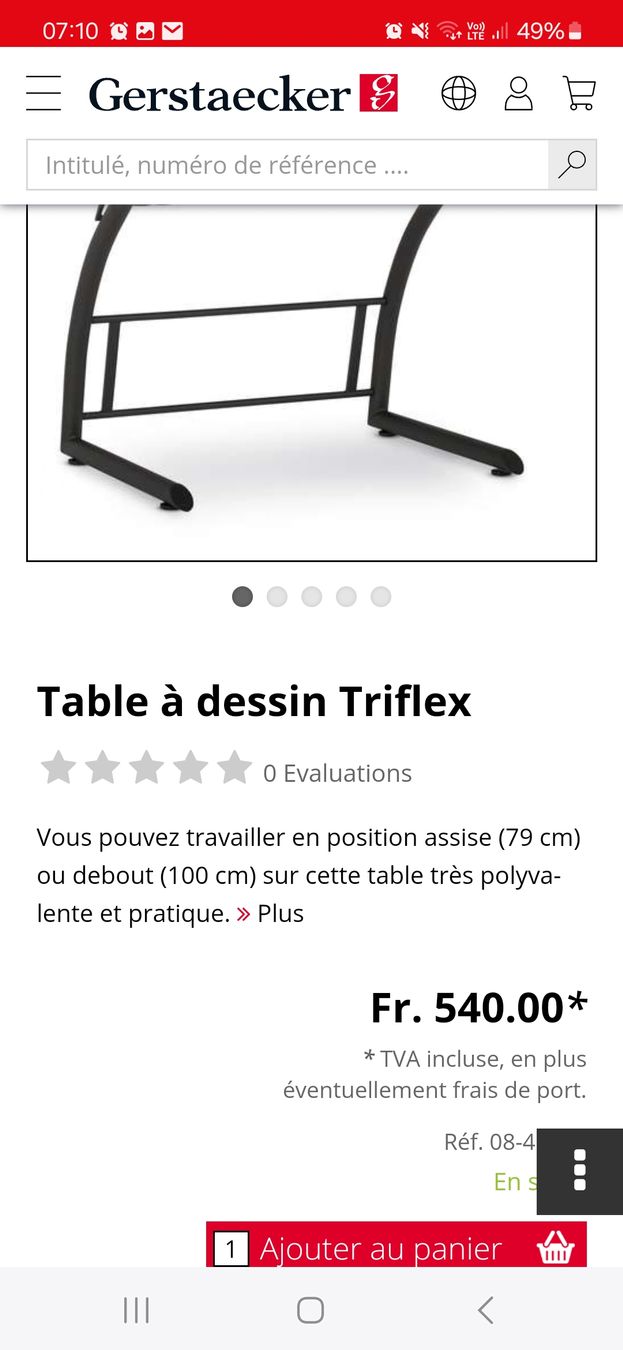 Scrivanie: table à dessin Triflex – Usato da St-Légier-Chiésaz venduto da zoe_8vsl 2