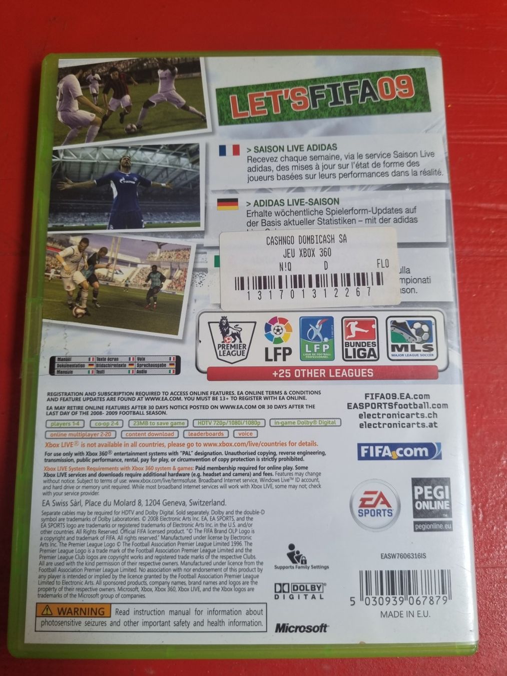 Microsoft Jeux: FIFA 09 Xbox360 – D'occasion à Pollegio par Isaiaaaa96 1