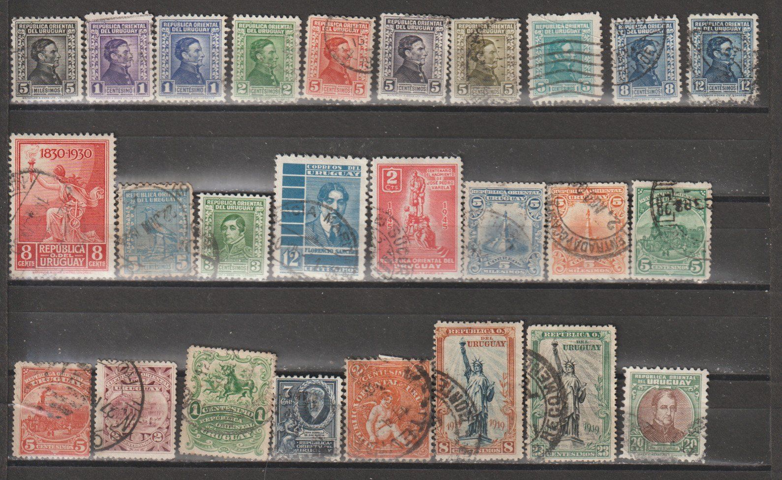 Tous les timbres: Uruguay lots variés, plusieurs époques – D'occasion à Crans-Montana par kira56