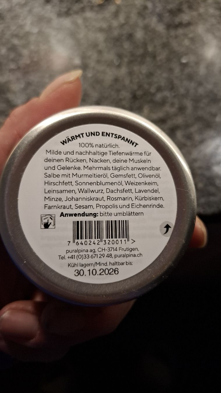 Sonstige Körperpflege: Murmeli Salbe – Neu und originalverpackt aus Möriken AG von car_r789 2