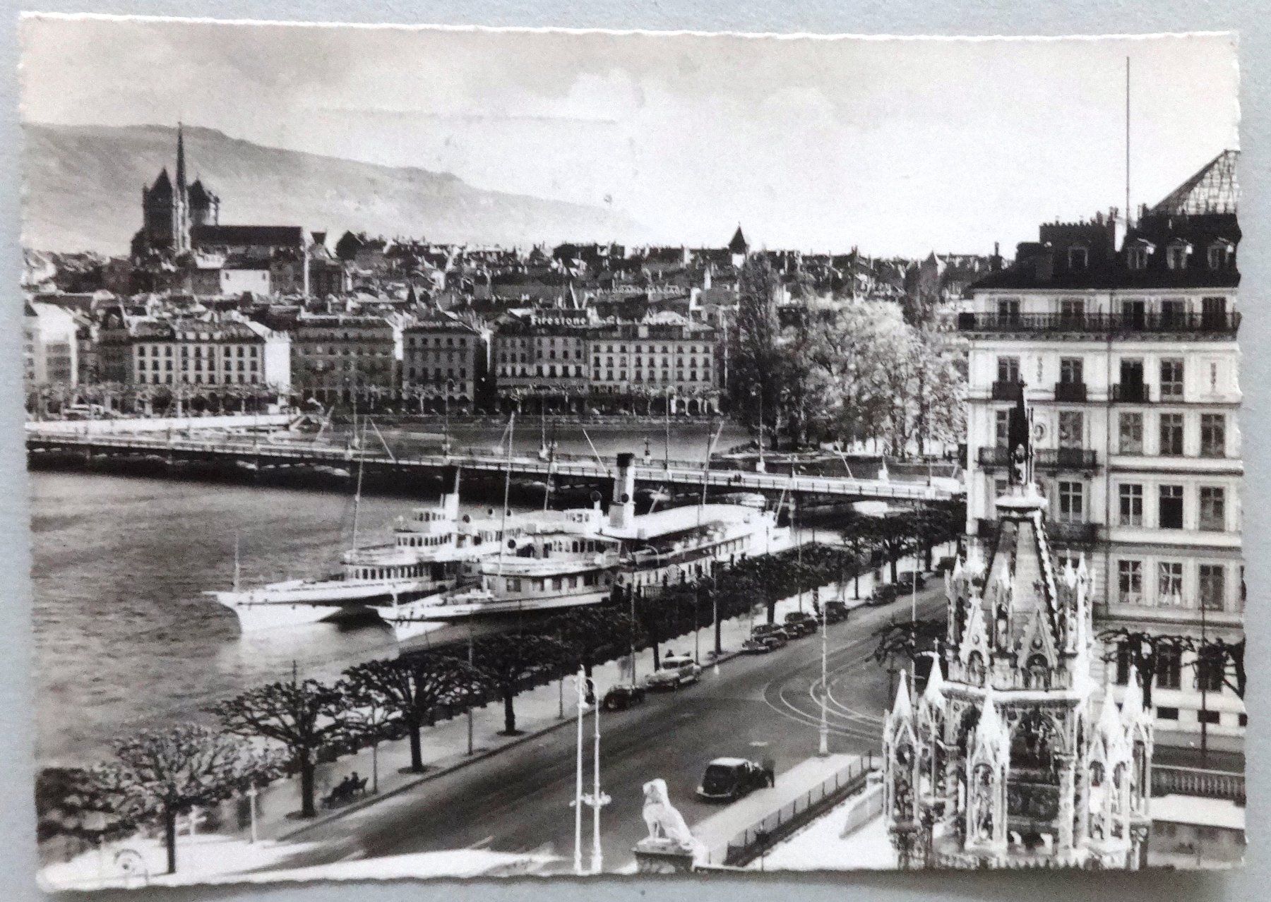 Cartoline postali: Genève - Pont du Mont Blanc – Usato da Fétigny venduto da Billy2miny