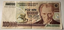 Türkei 100‘000 Lirasi