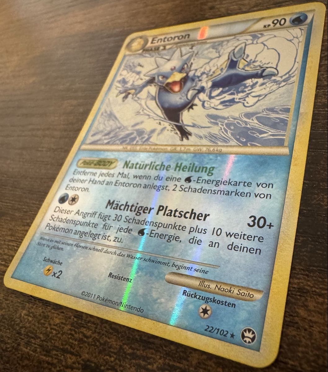 Pokémon Carte collezionabili: Entoron Rare Reverse Holo 22 - DE – Usato da Zürich venduto da LJF 2