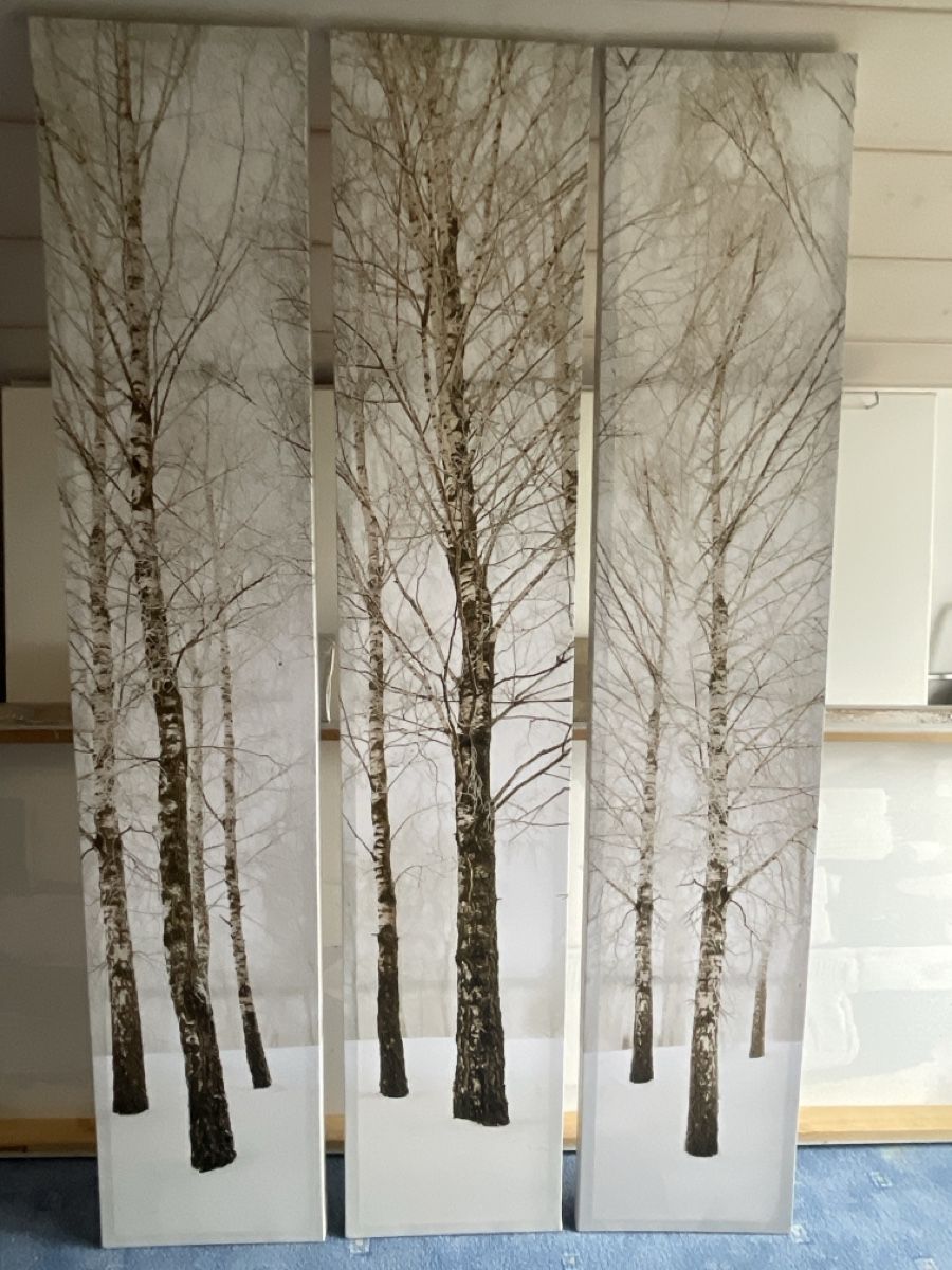 Posters & Illustrations: Dreiteiliges Leinwandbild – D'occasion à Aarberg par Trudi.70 2