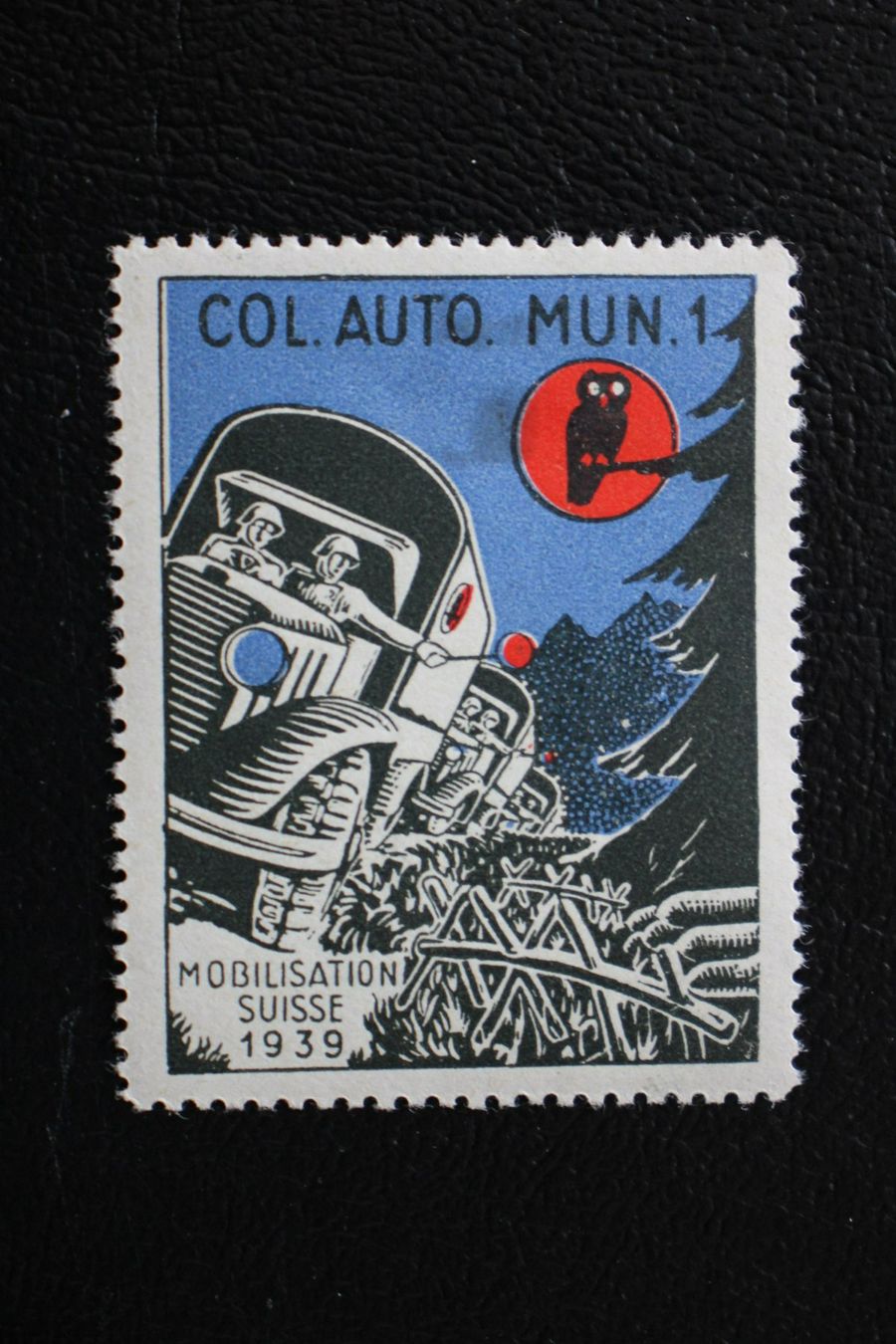 Alle Briefmarken: COL. AUTO. MUN. 1 MOBILISATION SUISSE 1939 – Gebraucht aus Wiedlisbach von Hrudolfo