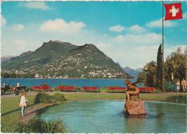 P 228 Lugano, Paradiso, See und Monte Bré,1968
