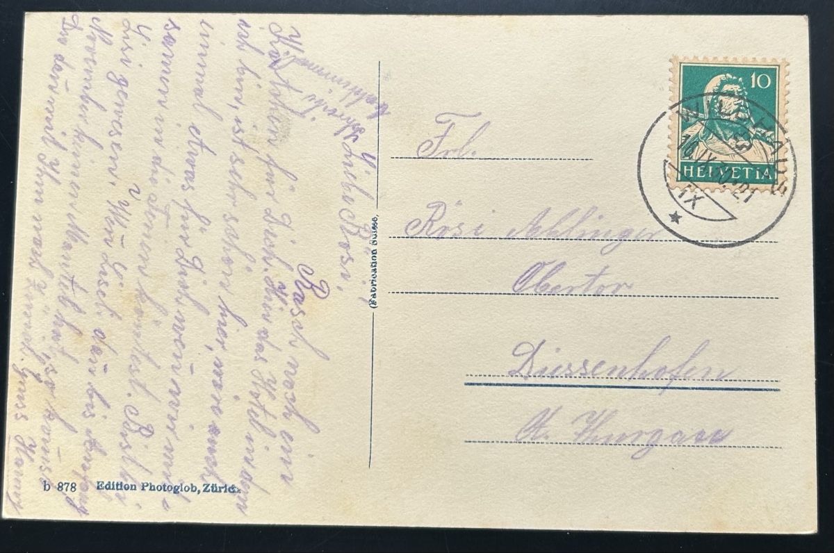 Cartoline postali: Wildhaus Hotel Hirschen  – Usato da Horw venduto da Tellbub 1