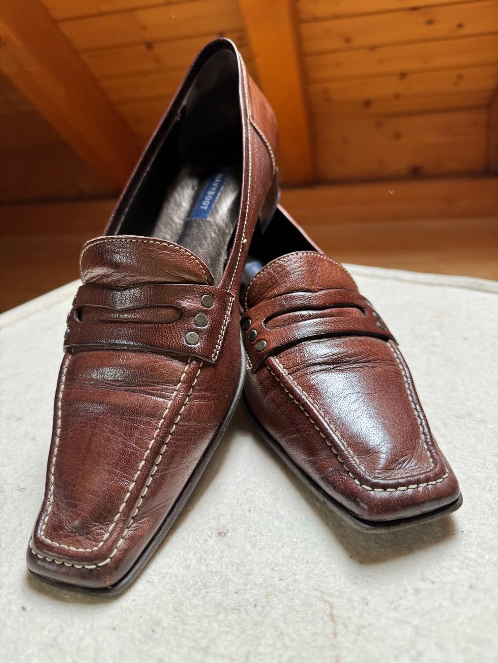 Navyboot Scarpe da donna: Braune Navyboot Lederschuhe – Nuovo (secondo la descrizione) da Stäfa venduto da Mofi8712 1