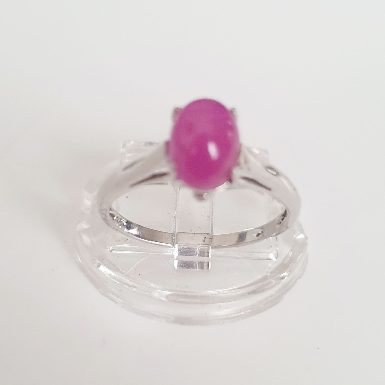 Anelli: Wunderschöner 925 Silber Ring mit rosa Stein, Grösse 17.5 – Usato da Kreuzlingen venduto da Wunderkiste123 2