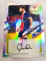 JUAN BERNAT 2020-21 Topps Chrome UCL refr. auto/499 Paris SG
