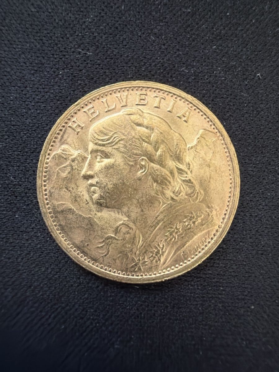 Tutti le monete: Gold Vreneli, Fr. 20.-, 1935LB – Usato da Lommiswil venduto da tomboy02 1