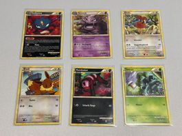 Pokemon TCG Konvolut aus HS Unerschrocken (2010) 6 Karten