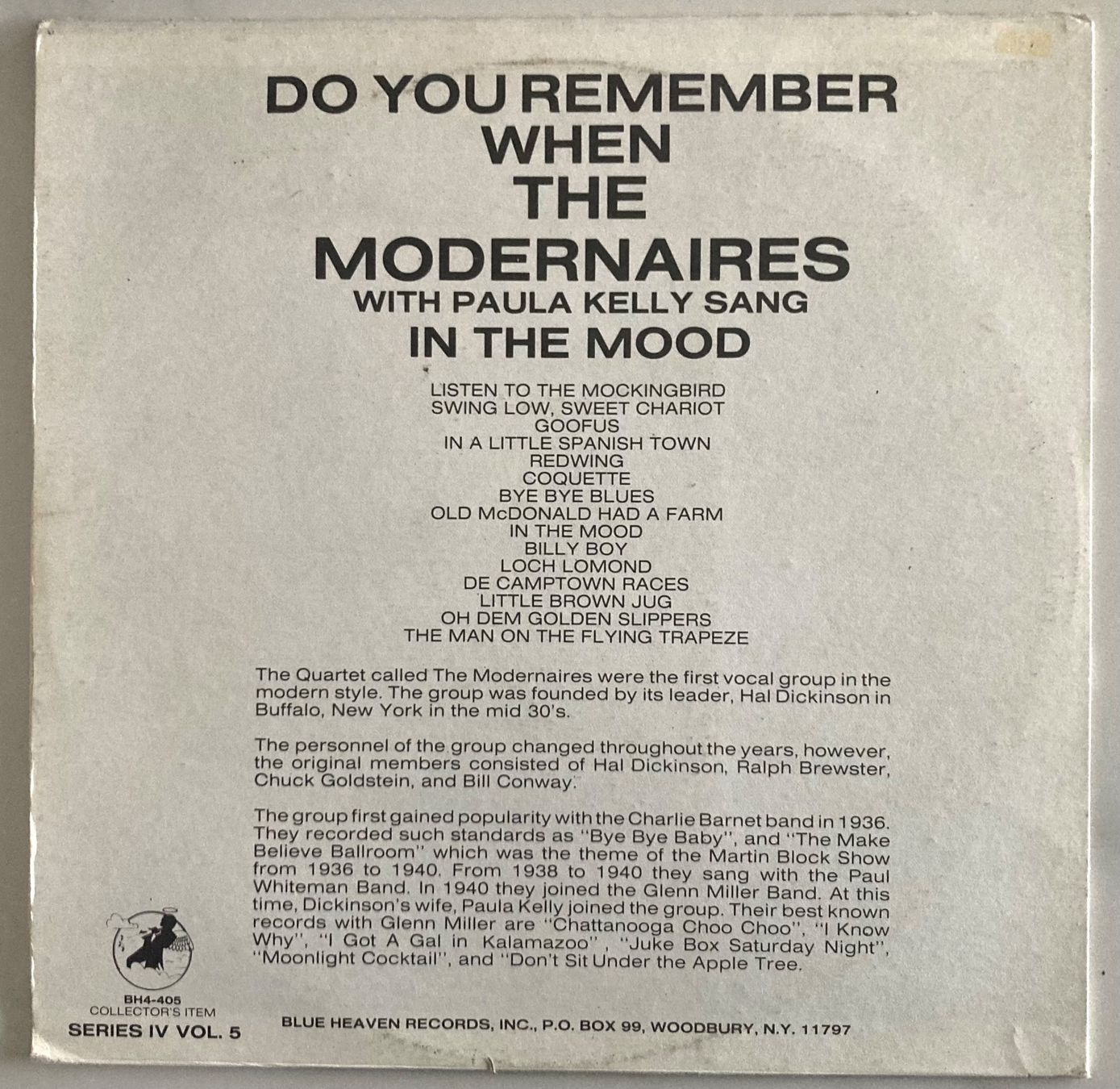 Dischi in vinile: AL TRACE AND HIS ORCHESTRA - DO YOU REMEMBER WHEN THE MODERN – Usato da Poliez-Pittet venduto da Newtown-Records 1