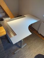 IKEA Galant Eckschreibtisch mit Verlängerung + Kabelhalter
