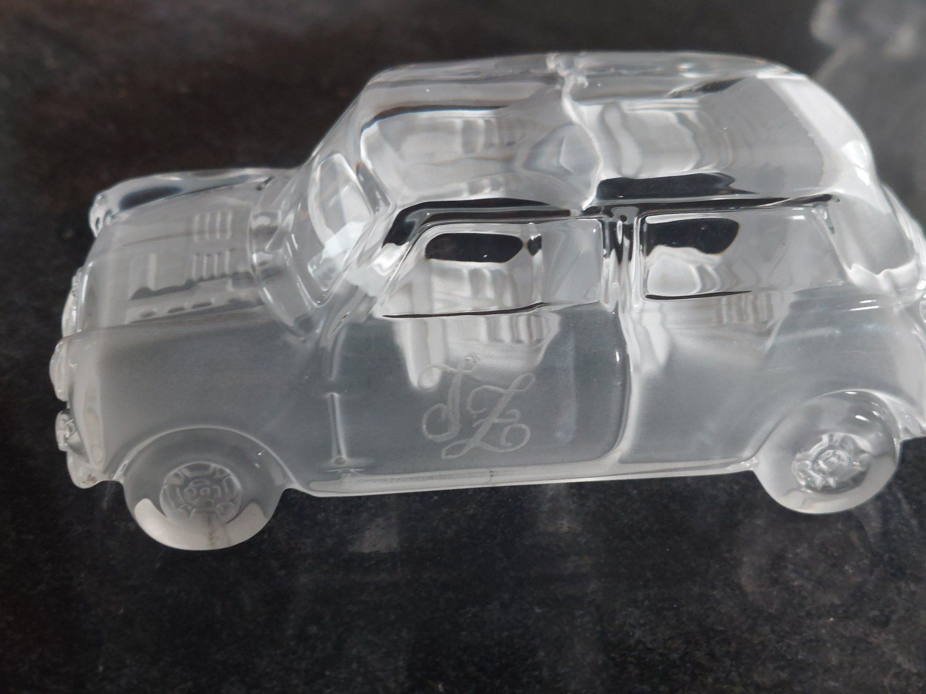 Figurines: Kristallglas Modellauto Austin  Mini Cooper von Hofbauer – D'occasion à Hergiswil NW par maiette-23.N 1