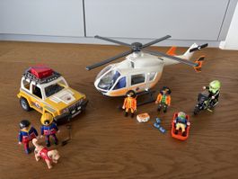 Playmobil Rettungshelikopter & Bergrettung