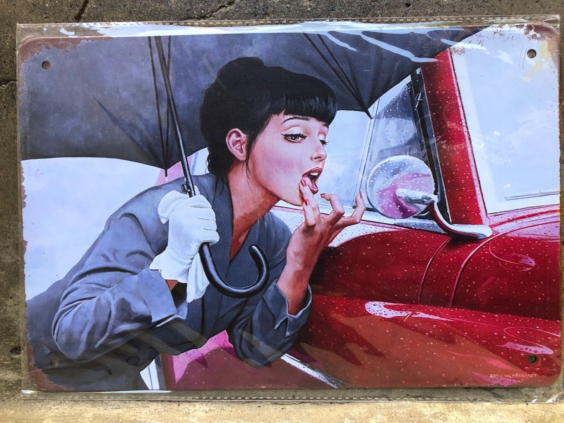 Insegne: Pin up Oldtimer classic Szene – Nuovo (secondo la descrizione) da Reinach AG venduto da rares75