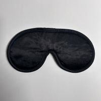 Schlafmaske / Augenmaske – Schwarz – zeitloses Design