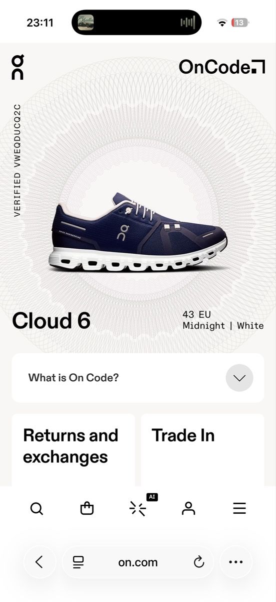 On Herrenschuhe: On Running Cloud 6 Herren Grösse 43 EU  – Neu und originalverpackt aus Luzern von kim221080 4