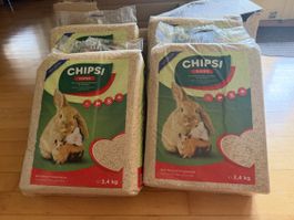 4 x CHIPSI Super Feingranulat Einstreu 3.4 kg