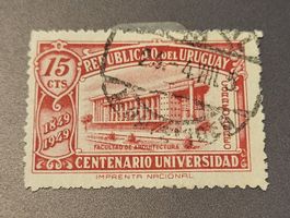 Uruguay 1949 alte briefmarke