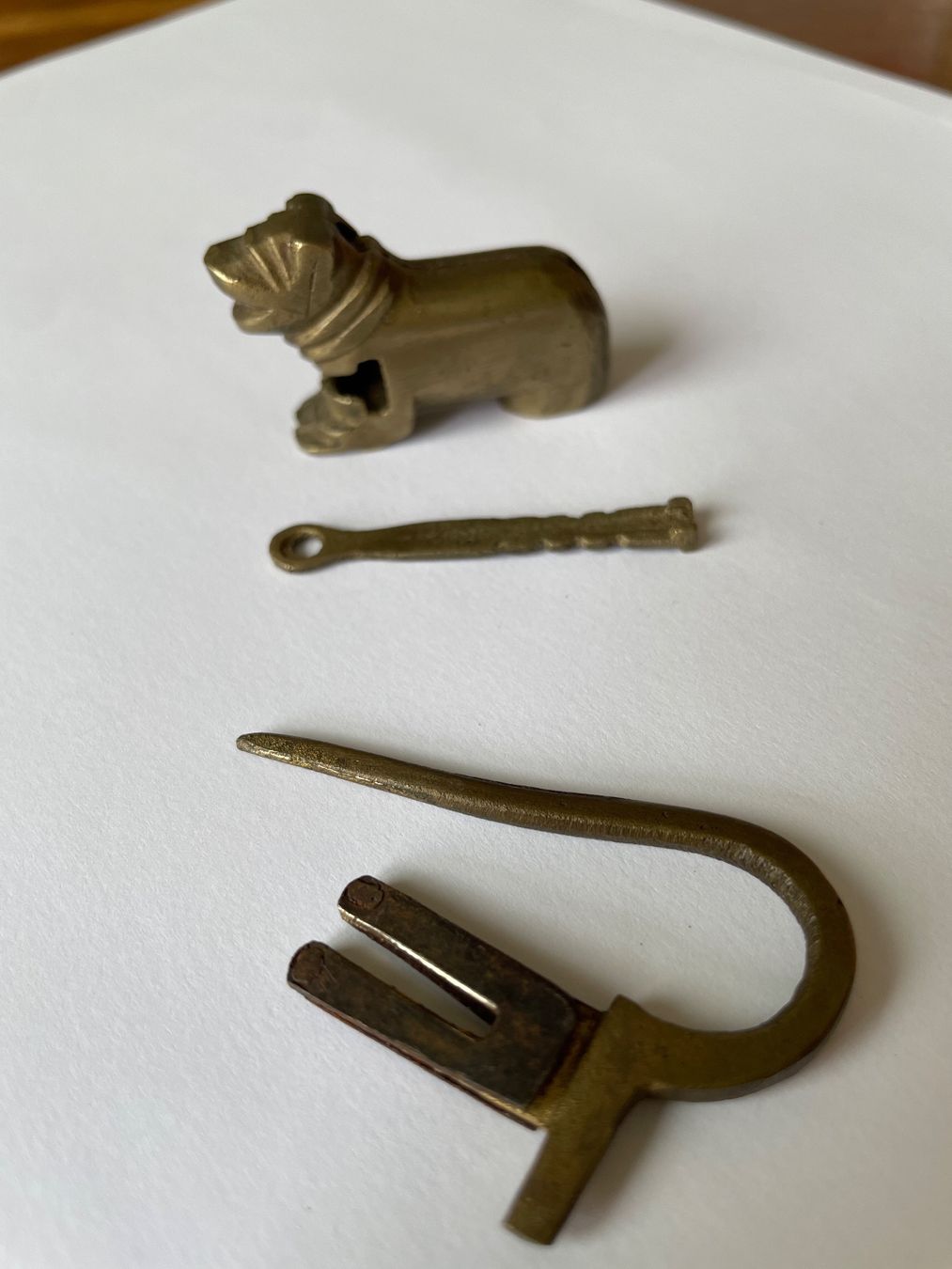 Cadenas: Antikes Chinesisches Schloss Foo Hund Messing – D'occasion à St. Gallen par Shazzz 8