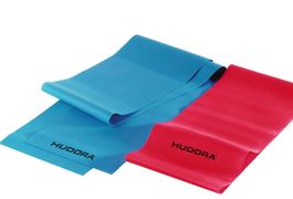 HUDORA Fitness-Band Set 2 Stück - Gymnastik-Band elastisch