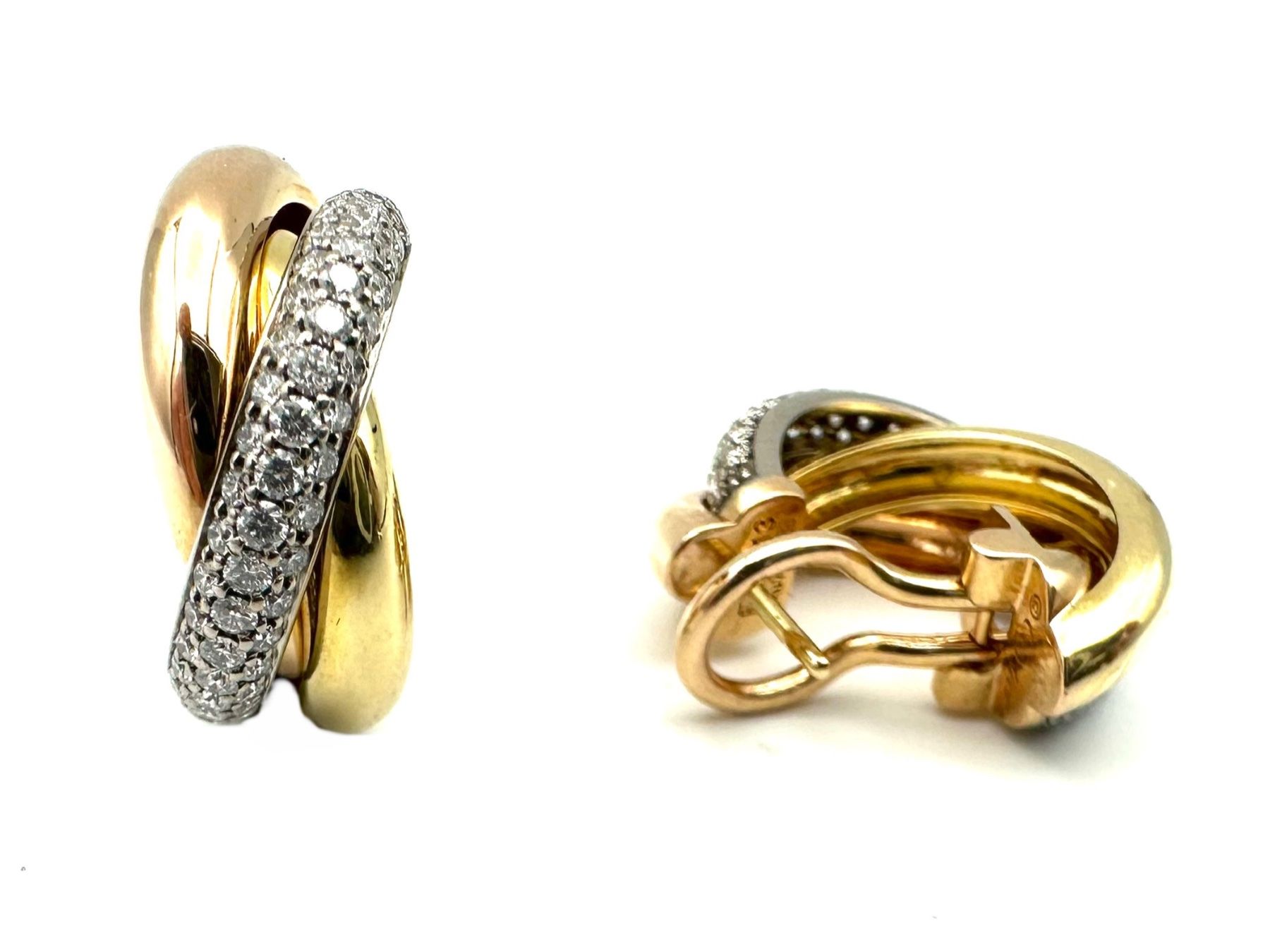 Cartier Ohrringe & -stecker: CARTIER. Collection "Trinity", boucles d'oreilles diamants – Gebraucht aus Renens VD von Diademe.sarl 4