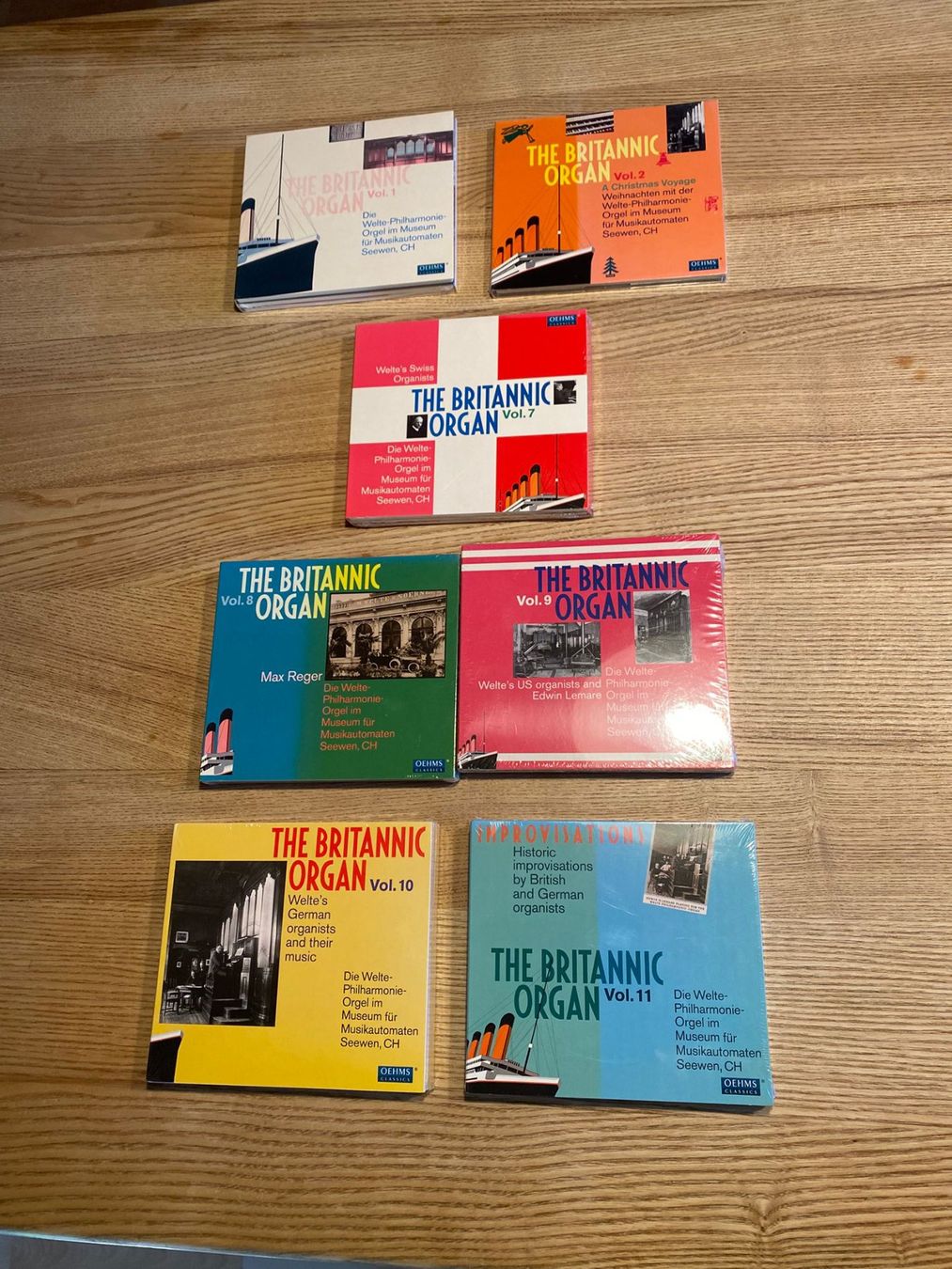 CD: Neu - 7 CDs The Britannic Organ – Usato da Röschenz venduto da Tashroal