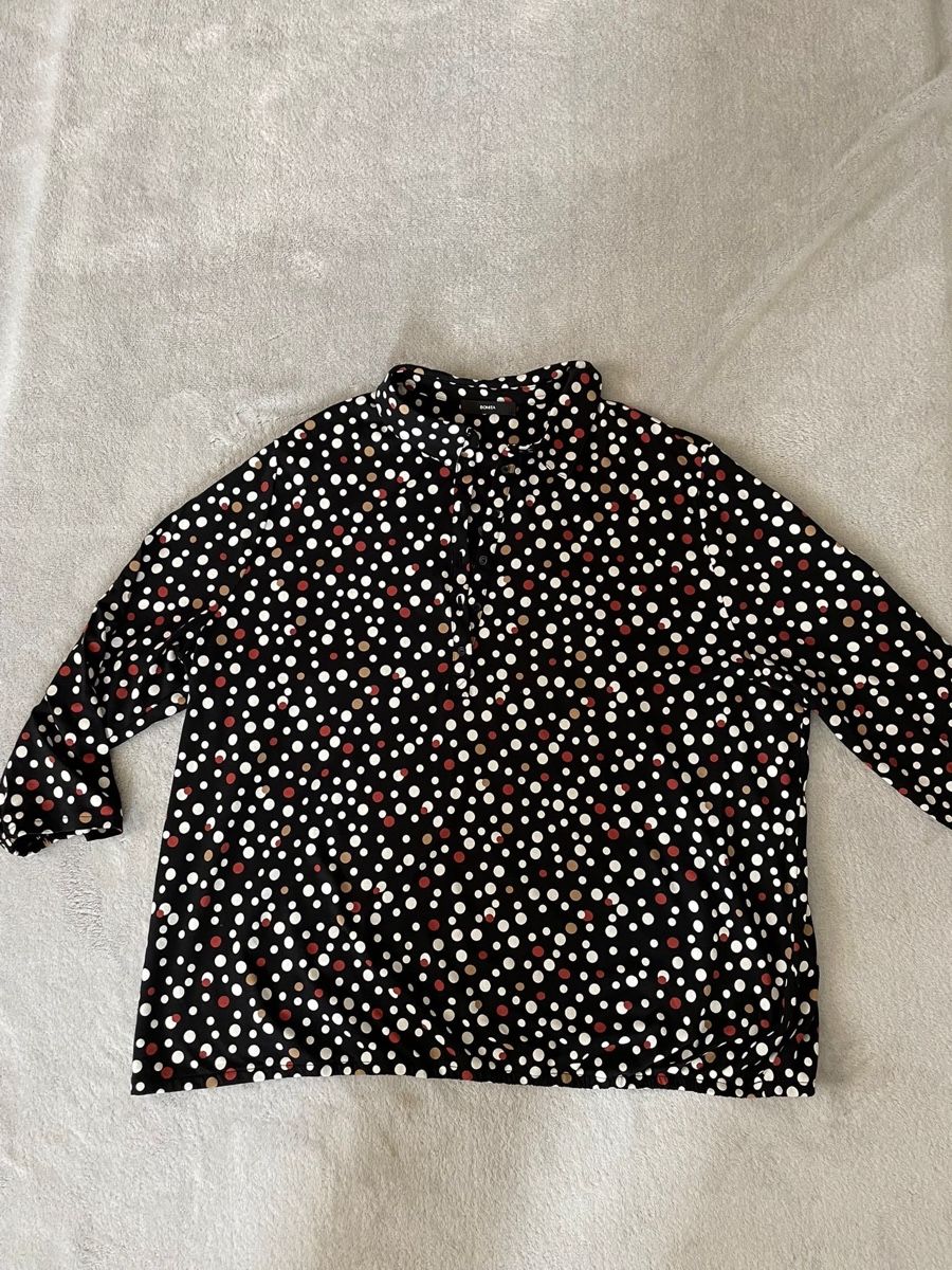 Bonita Camicette: Chemisier à pois Bonita, taille XXL, coton – Nuovo (secondo la descrizione) da Vuippens venduto da ale_6gkb