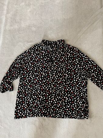 Chemisier à pois Bonita, taille XXL, coton