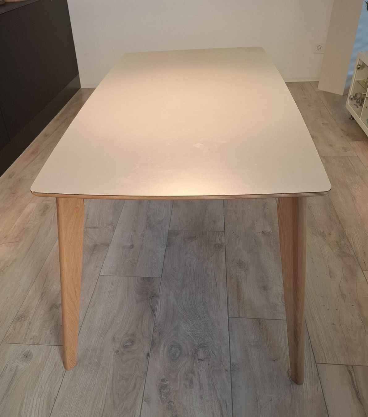 Tavoli: Esstisch 80x160cm /Holz Lichtgrau – Usato da Gelterkinden venduto da Sve_Deh 2