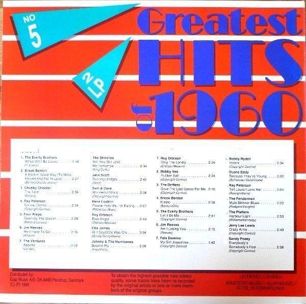 CD: set 2CD's - Brook Benton, Jim Reeves, Jack Scott, Bobby Vee, – Usato da Unterbäch venduto da buqiq 1