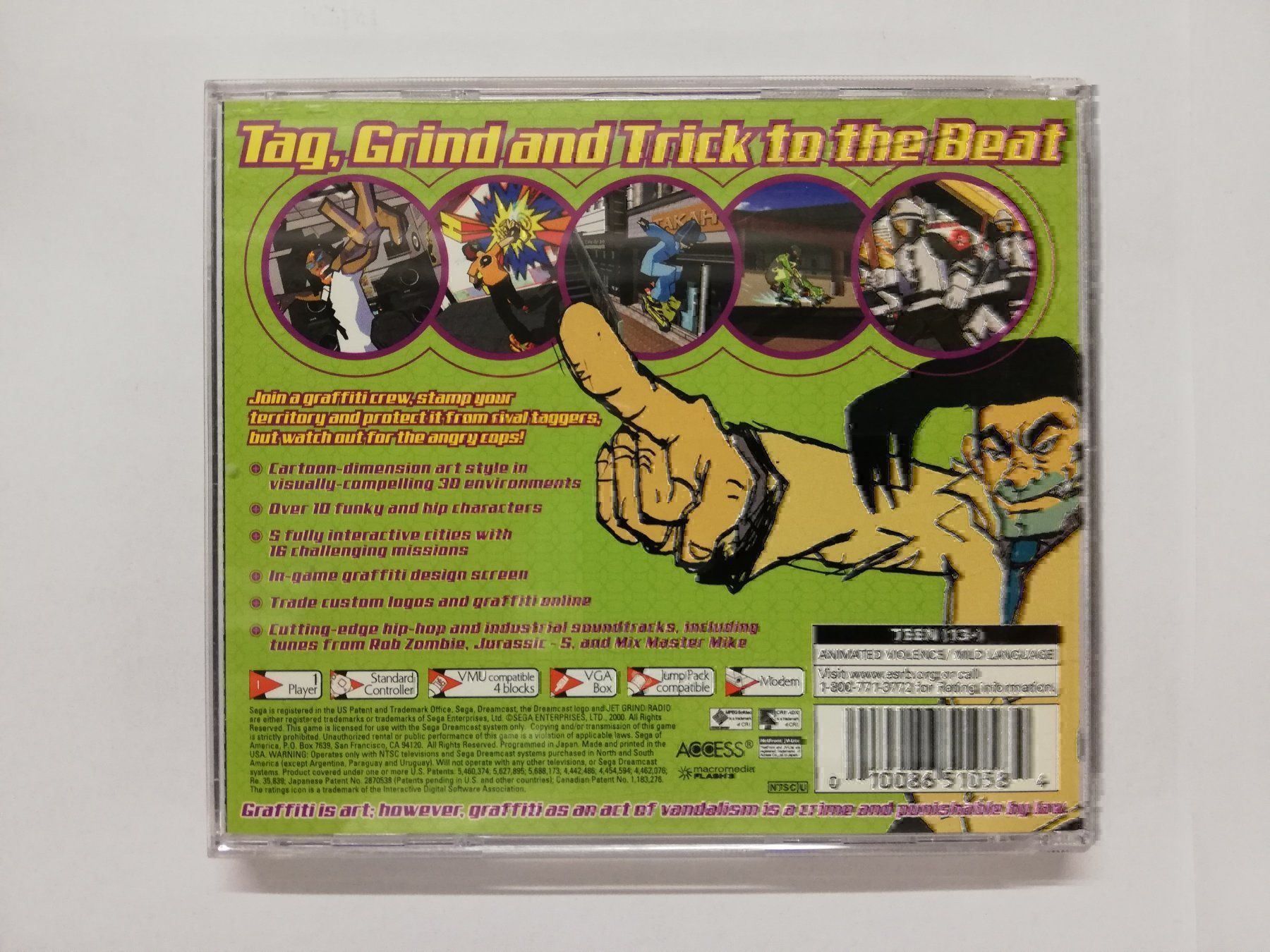 Sega Spiele: Jet Grind Radio / NTSC-U / Sega DC – Gebraucht aus St. Gallen von zorro_dc 1