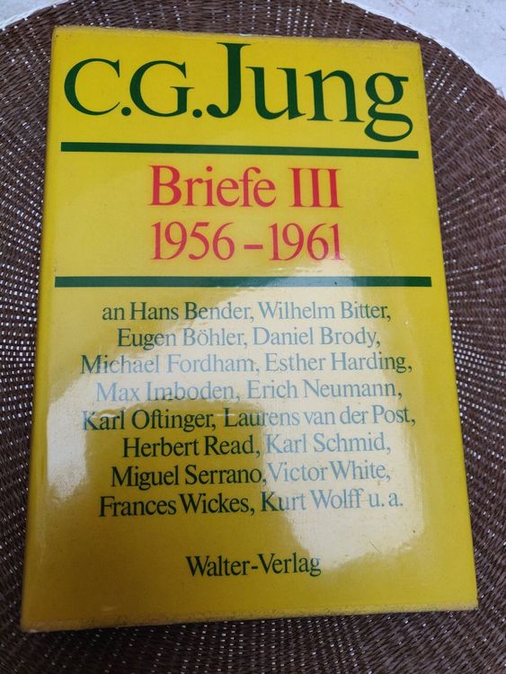 Carl Gustav Jung C. G. Briefe III 19561961 Kaufen auf Ricardo