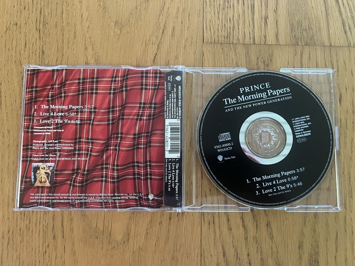 CDs: PRINCE & The New Power Generation: The Moring Papers CDS – Gebraucht aus Hünenberg von Paddels 1