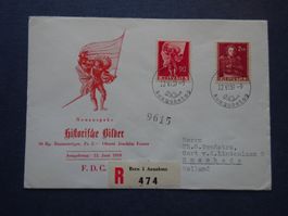 1959 Historische Bilder FDC BERN mit seltener Illustration