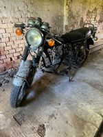 Motorrad Suzuki GT750 Oldtimer, "Wasserbüffel" Scheunenfund