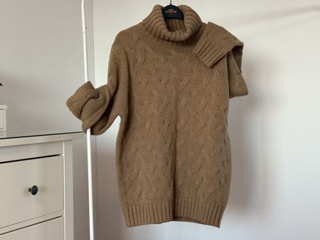 Pullover Rollkragen beige Grösse XXL