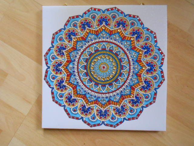 Foto & Immagini: wunderschönes Diamantpaining Bild Mandala 30 x30 cm – Nuovo (secondo la descrizione) da Flühli LU venduto da primula-47 3