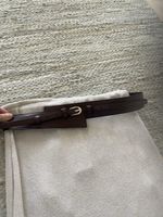 Damen Taillengürtel dunkelbraun Länge 100 cm neuwertig