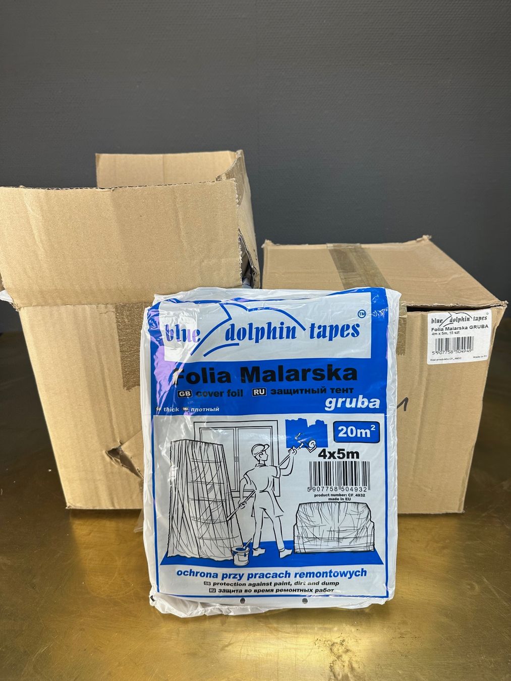 Altro: 100x Abdeckfolie STARK, 4x5m, Restposten, Abdeckplane, – Nuovo (secondo la descrizione) da Laufenburg venduto da Sirluger
