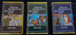 3x MC "Hits des Jahrhunderts", Ex Libris, Heinz Stieger