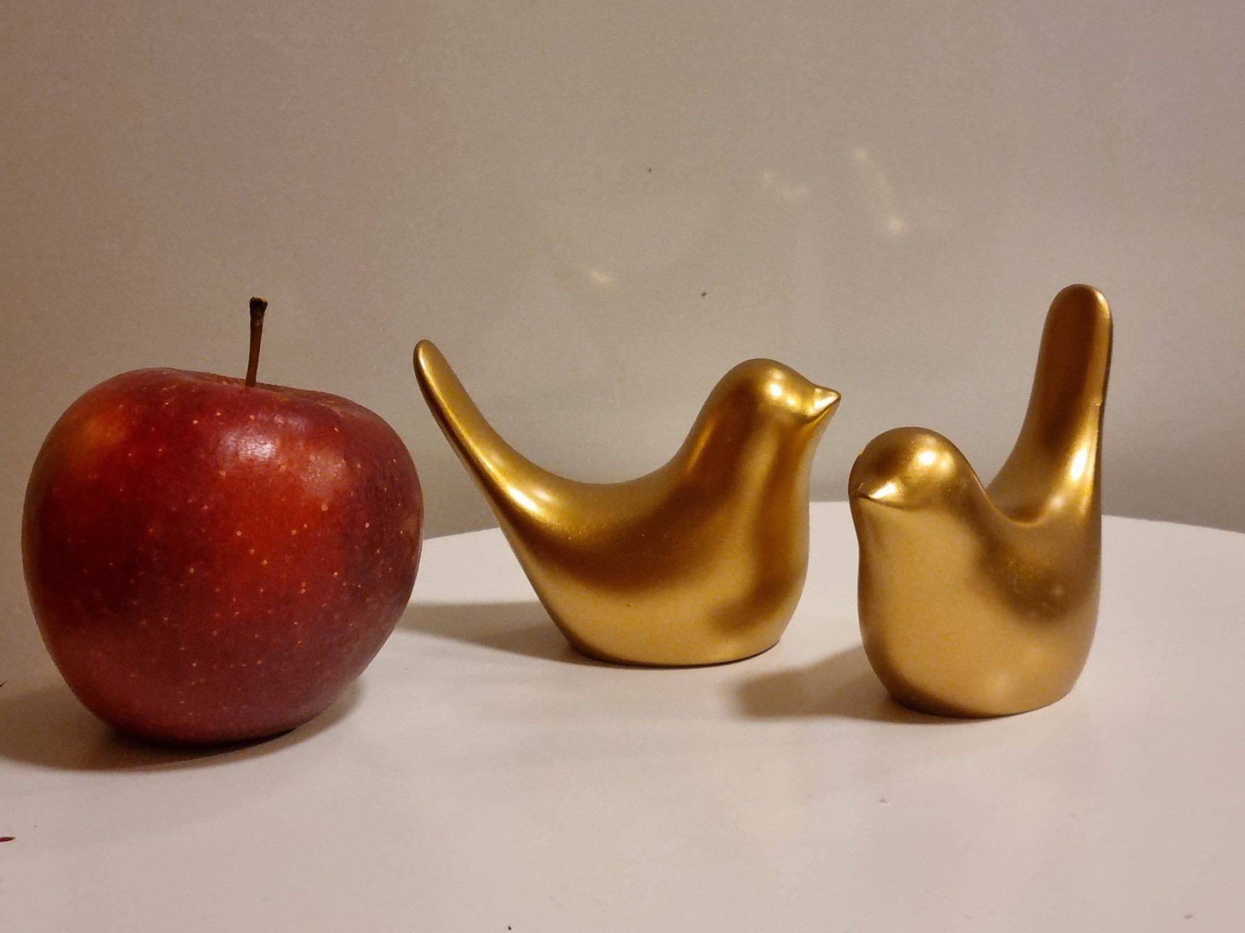 Statuette: 2 goldene Deko Vögel Figuren – Usato da Scharnachtal venduto da devin03 1