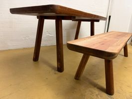 Massivholz Tisch, Vintage