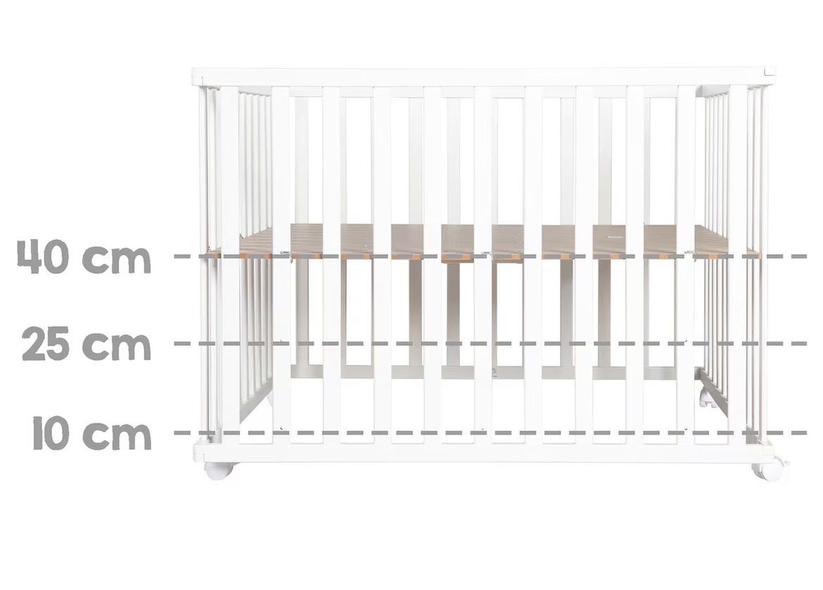 Box & Barriere di sicurezza: Laufgitter 100x100cm weiss – Usato da Walkringen venduto da Dagobert2010 6